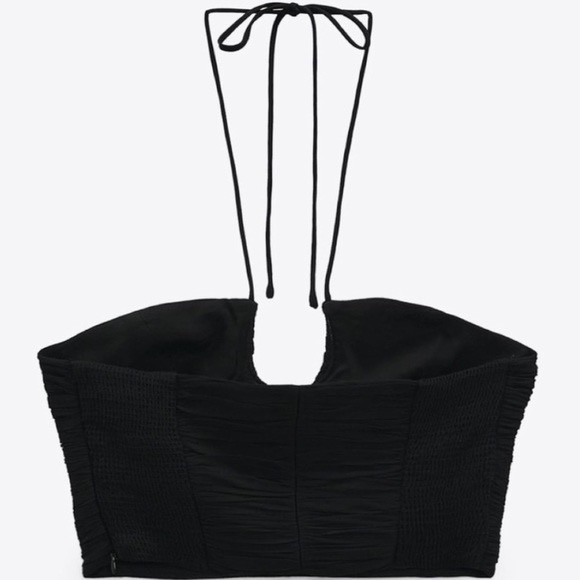 Zara draped halter top - Picture 3 of 4
